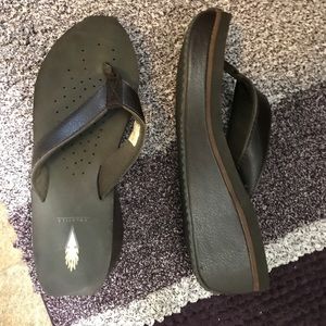 Volatile brand chunky brown wedge sandal